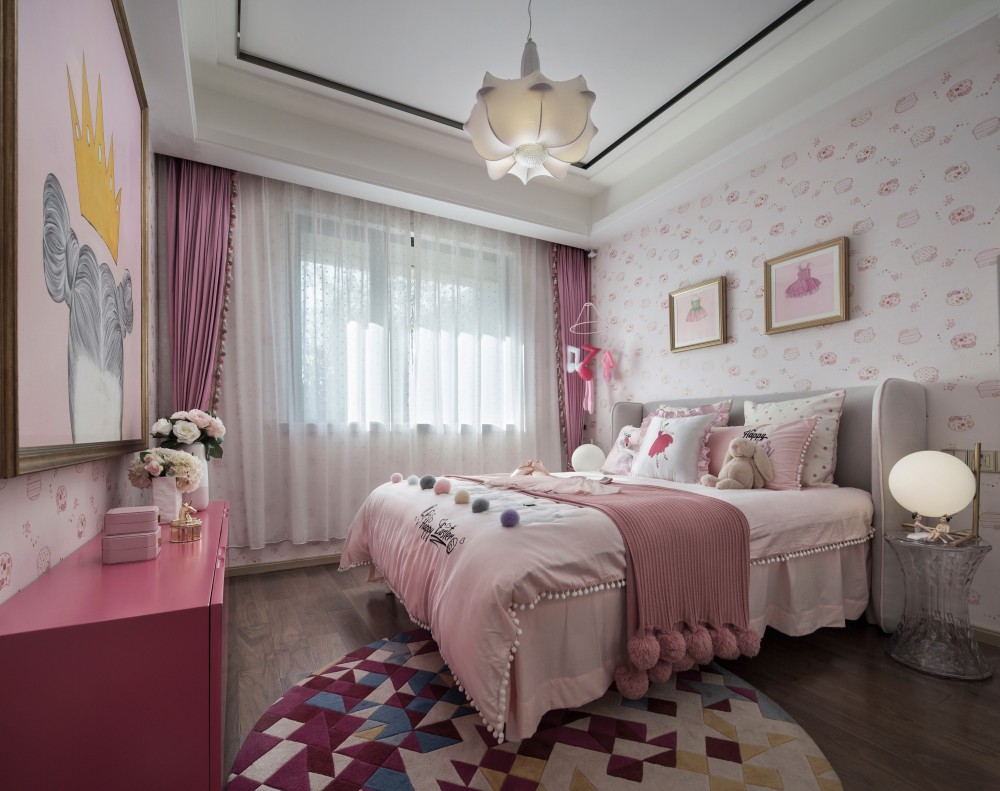 现代轻奢风格室内设计家装案例-儿童房 现代轻奢风格室内设计家装案例-儿童房