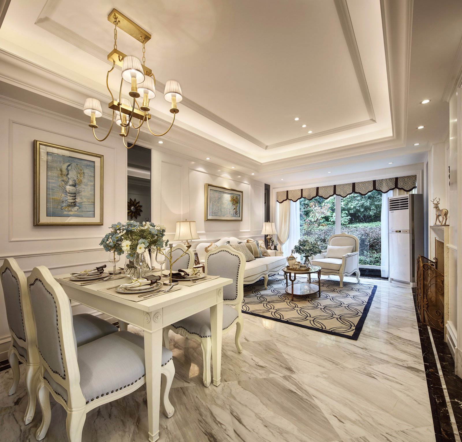 装修案例欧式风格室内装修效果图-餐厅 装修案例欧式风格室内装修效果图-餐厅